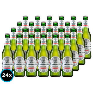 24x Cerveza Clausthaler Sin Alcohol en Botella 330cc