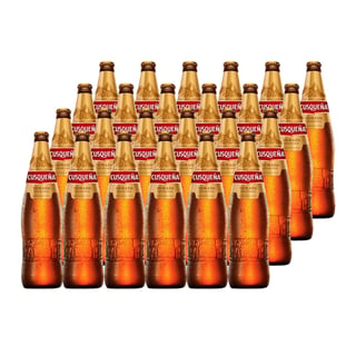 24x Cerveza Cusqueña Lager Botella 330cc