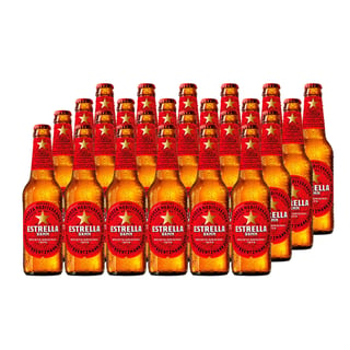 "24x Cerveza Estrella Damm Lager 4