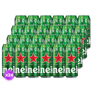 24x Cerveza Heineken Lager 5,0˚ - Lata 473cc