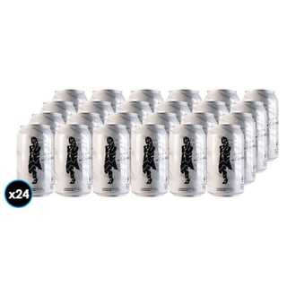 24x Cerveza La Pulenta Lager Lata 350cc