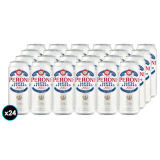 24x Cerveza Peroni Nastro Azurro Lata 500cc