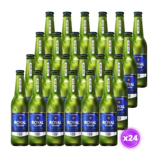 24x Cerveza Royal Guard 0,0 (sin alcohol) - Botellín 355cc