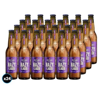 24x Cerveza Royal Guard Hazy Lager en Botella 355cc