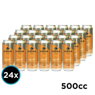 24x Cerveza Schofferhofer Lata Hefe 5ºvol 500cc