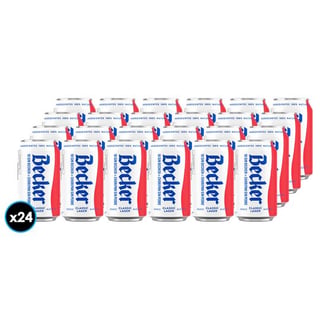 24x Cervezas Becker Lata 354cc