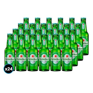 24x Cervezas Heineken Silver Botella 330cc