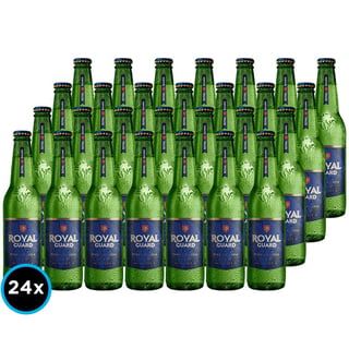 24x Cervezas Royal Guard en Botellas 355cc