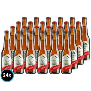 24x Cervezas Volcanes del Sur Amber Ale Botella 330cc