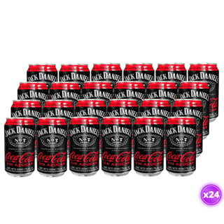 24x Cóctel Jack & Coke Sin Azúcar - Lata 350cc
