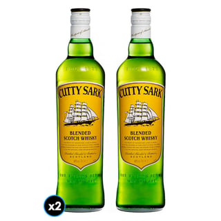 2x Whisky Cutty Sark Blended 700cc