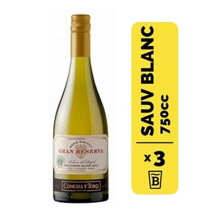 3 Vino Serie Riberas Gran Rsva Sauvignon Blanc 750cc