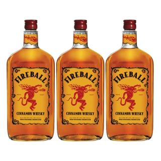 3x Fireball Whisky Cinnamon - 750ml