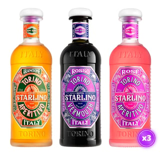 3x Vermouth Italiano Starlino - Mix - 750ml