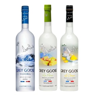 3x Vodka Grey Goose Mix - 750ml