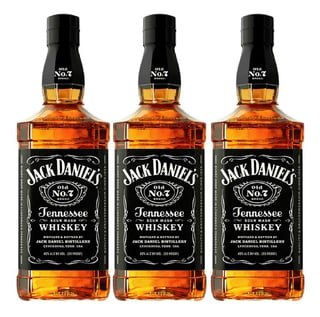 3x Whiskey Jack Daniels Old N7 750cc