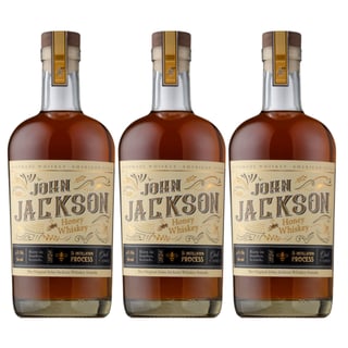 3x Whisky John Jackson - Honey - 750ml