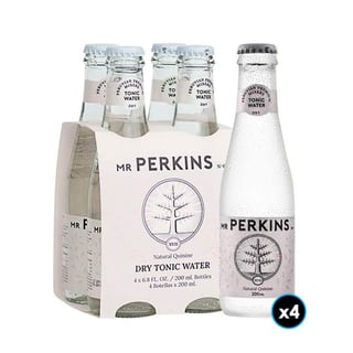 4x Agua Tónica Premium Mr Perkins  Dry 200cc