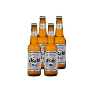 "4x Cerveza Asahi Super Dry 5