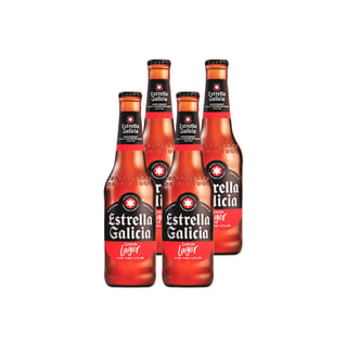 "4x Cerveza Estrella Galicia Lager 4