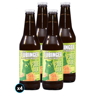 "4x Cerveza Tubinger Pale Ale en Botella 330cc 4
