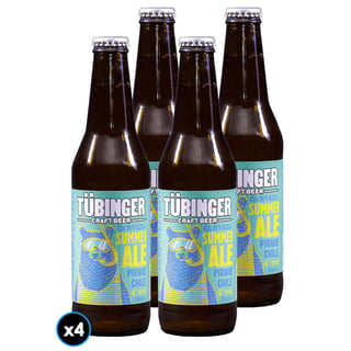 4x Cerveza Tubinger Summer Ale en Botella 330cc 4º alc.