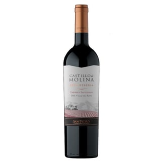 6 Vino Castillo de Molina Gran Rsva Cabernet Sauvignon 750cc