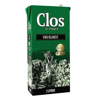 6 Vino Clos De Pirque Blanco 2 Litros