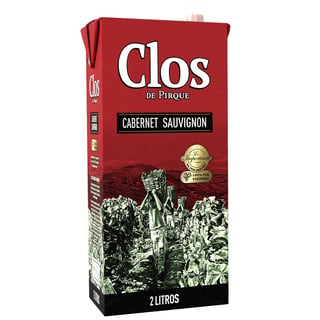 6 Vino Clos De Pirque Cabernet Sauvignon 2 Litros