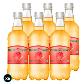 6x Agua Benedictino Manzana 500cc