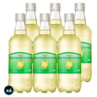6x Agua Benedictino Pera 500cc