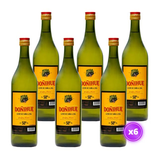 6x Aguardiente Doñihue 50˚ - 900ml
