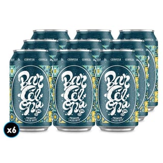 6x Cerveza Cerdos Voladores Barcelona Lager 330cc 4°alc.