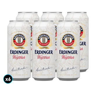 6x Cerveza Erdinger Weißbier Lata 500cc
