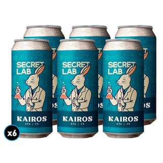 6x Cerveza Kairos Secret Lab Apa 473cc