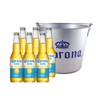 6x Corona Sin Alcohol + Bucket Regalo