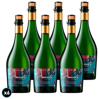 6x Espumante Amaranta Extra Brut 750cc