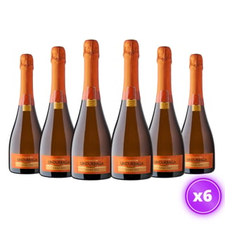 6x Espumante Undurraga Demi Sec - 750ml