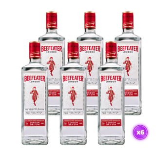 6x Gin Beefeater - London Dry - 750ml
