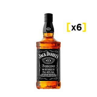 6x Jack Daniels N7 750
