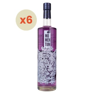 6x Licor Momentum Midnight Blue 750cc