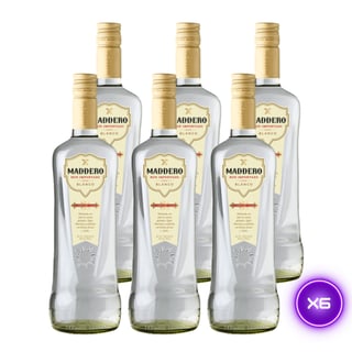 6x Ron Maddero Blanco - 750ml