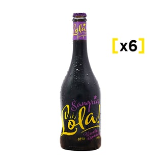 6x Sangria Lola Botella 750cc