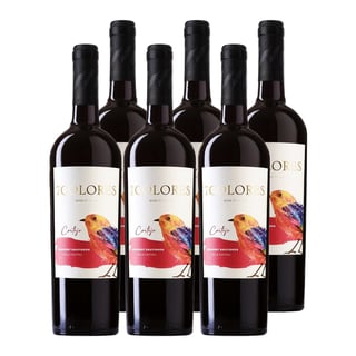 6x Vino 7 Colores Cortejo Cabernet Sauvignon 13° 750cc