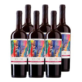 6x Vino 7 Colores Reserva Cabernet Sauvignon - País 750cc