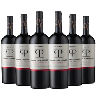 6x Vino Casas Patronales Reserva Variedad Cepas - 750ml