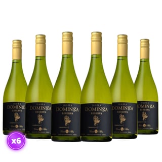 6x Vino Doña Dominga Reserva Black - Chardonnay - 750ml