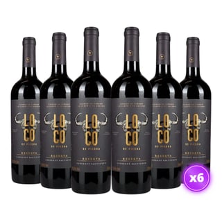 6x Vino Miguel Torres Loco de Piedra - Cabernet Sauvignon - 750ml