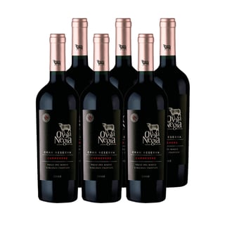 6x Vino Oveja Negra Gran Reserva Cepas 750cc