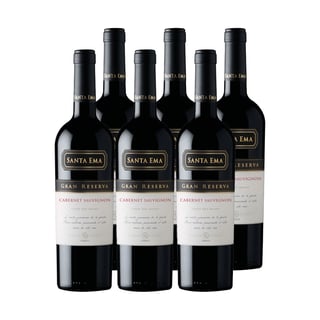 6x Vino Santa Ema Gran Reserva Cepas